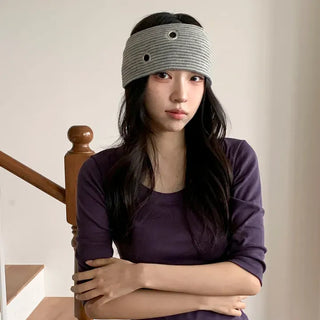 Uncommon Eyelet Stripe Wide Bandana Hairband