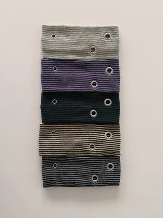 Uncommon Eyelet Stripe Wide Bandana Hairband