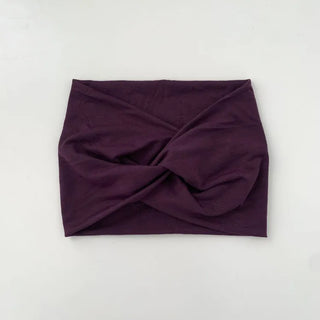 Arnon Wide Twisted Plain Bandana Hairband