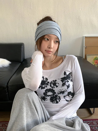 Arnon Wide Twisted Plain Bandana Hairband
