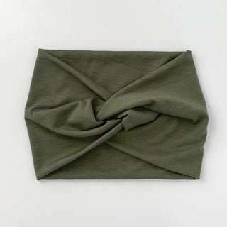 Arnon Wide Twisted Plain Bandana Hairband