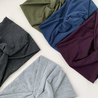 Arnon Wide Twisted Plain Bandana Hairband