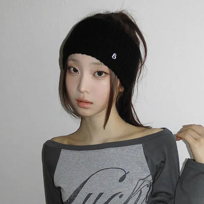 NEW Ribbed Twisted Bandana Pattern Knit Wide Hairband Collection