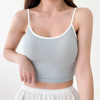 Waterproof Waterbomb Volume-Up Waterproof Swimwear Cap Sleeveless Bralette Bra Top Swimsuit