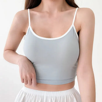 Waterproof Waterbomb Volume-Up Waterproof Swimwear Cap Sleeveless Bralette Bra Top Swimsuit