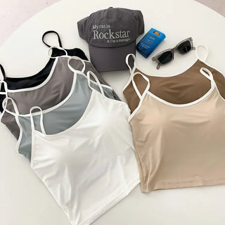 Waterproof Waterbomb Volume-Up Waterproof Swimwear Cap Sleeveless Bralette Bra Top Swimsuit