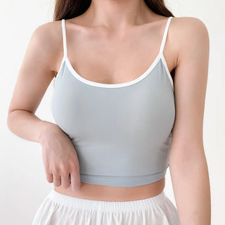 Waterproof Waterbomb Volume-Up Waterproof Swimwear Cap Sleeveless Bralette Bra Top Swimsuit