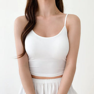 Waterproof Waterbomb Volume-Up Waterproof Swimwear Cap Sleeveless Bralette Bra Top Swimsuit