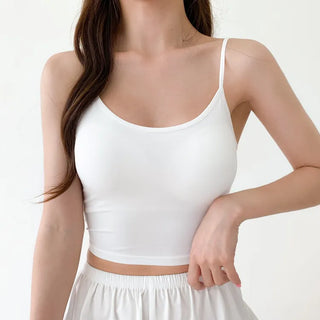 Waterproof Waterbomb Volume-Up Waterproof Swimwear Cap Sleeveless Bralette Bra Top Swimsuit