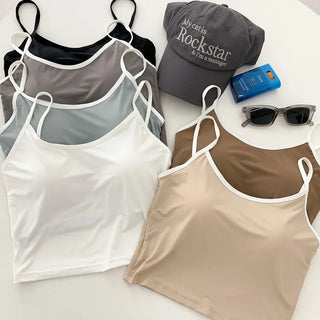 Waterproof Waterbomb Volume-Up Waterproof Swimwear Cap Sleeveless Bralette Bra Top Swimsuit