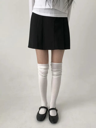 Lean Wrinkle Long Knee Socks