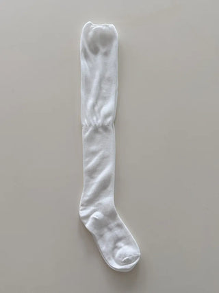 Lean Wrinkle Long Knee Socks
