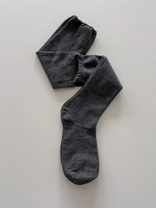 Lean Wrinkle Long Knee Socks