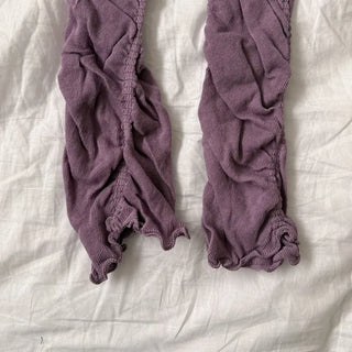 Drift Shirring Side Frill Long Leg Warmers