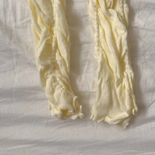 Drift Shirring Side Frill Long Leg Warmers