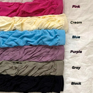Drift Shirring Side Frill Long Leg Warmers