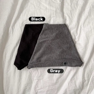 Two-way Button Twist Headband Bandana Beanie Hat