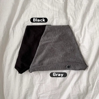 Two-way Button Twist Headband Bandana Beanie Hat