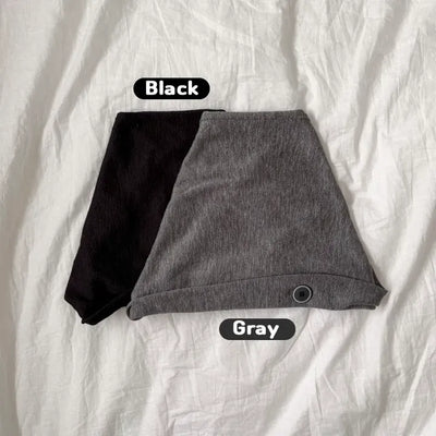 Two-way Button Twist Headband Bandana Beanie Hat
