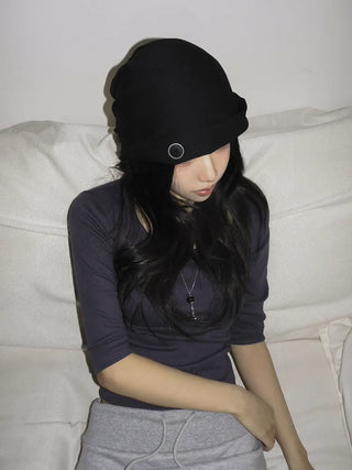Two-way Button Twist Headband Bandana Beanie Hat