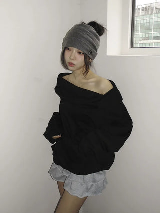 Two-way Button Twist Headband Bandana Beanie Hat