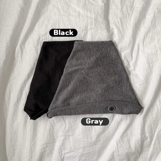 Two-way Button Twist Headband Bandana Beanie Hat