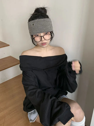 Say Round Frame Fashion Horn-rimmed Glasses