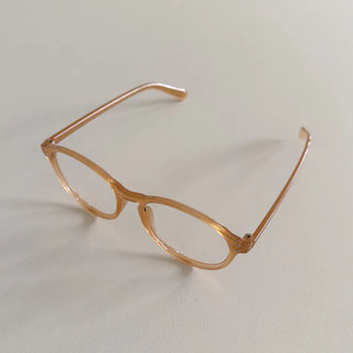 Say Round Frame Fashion Horn-rimmed Glasses