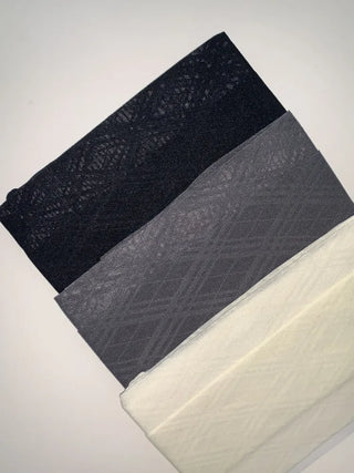 Sheer Cross X Pattern See-through Pantyhose