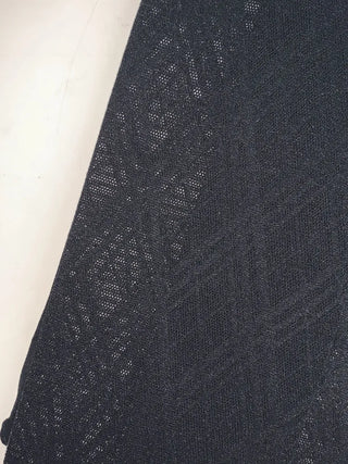 Sheer Cross X Pattern See-through Pantyhose