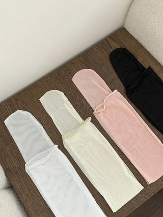 Aire See-through Knee Socks Thin Half Stocking Socks
