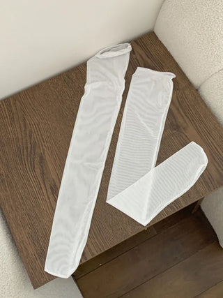 Aire See-through Knee Socks Thin Half Stocking Socks