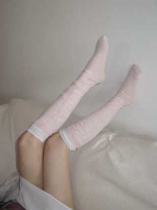 Aire See-through Knee Socks Thin Half Stocking Socks