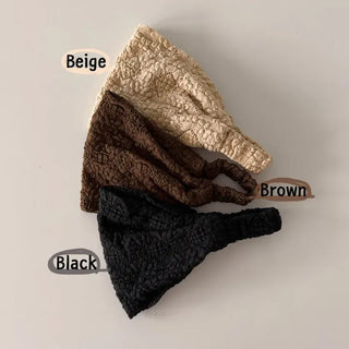 Crumb Flower Back-Banding Bandana Hairband
