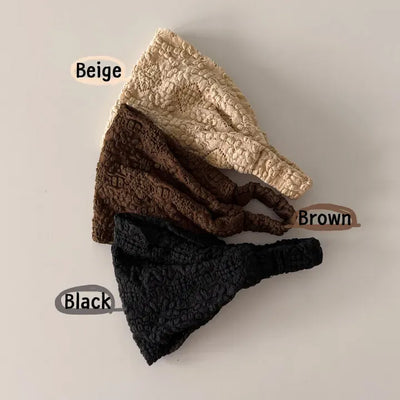 Crumb Flower Back-Banding Bandana Hairband