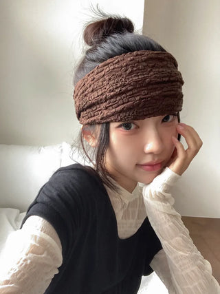 Crumb Flower Back-Banding Bandana Hairband