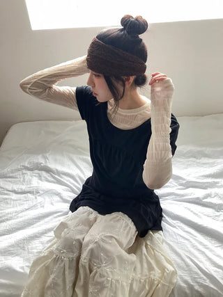 Crumb Flower Back-Banding Bandana Hairband