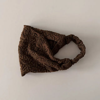Crumb Flower Back-Banding Bandana Hairband
