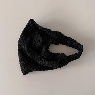 Crumb Flower Back-Banding Bandana Hairband