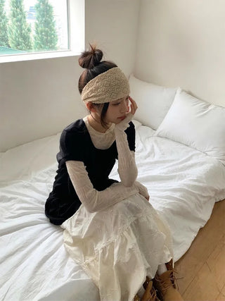 Crumb Flower Back-Banding Bandana Hairband