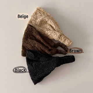 Crumb Flower Back-Banding Bandana Hairband