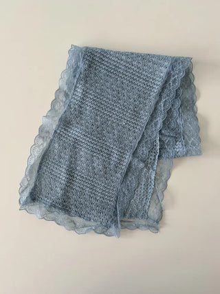 Ether Lace Knitting Long Scarf