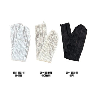 Dot Flower See-through Layered Socks Leg Warmer Knee Socks Collection