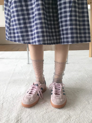 Dot Flower See-through Layered Socks Leg Warmer Knee Socks Collection
