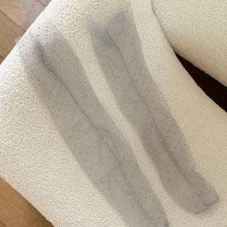 Dot Flower See-through Layered Socks Leg Warmer Knee Socks Collection