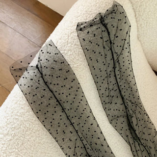 Dot Flower See-through Layered Socks Leg Warmer Knee Socks Collection