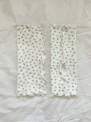Dot Flower See-through Layered Socks Leg Warmer Knee Socks Collection