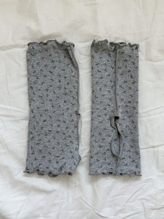 Dot Flower See-through Layered Socks Leg Warmer Knee Socks Collection