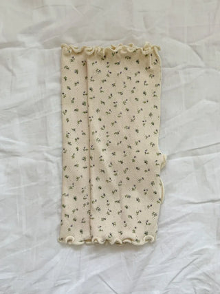 Dot Flower See-through Layered Socks Leg Warmer Knee Socks Collection
