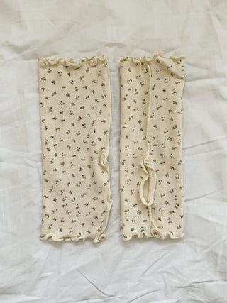 Dot Flower See-through Layered Socks Leg Warmer Knee Socks Collection